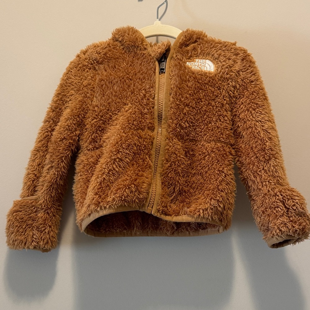 The North Face Kids Brown Sherpa Fleece Jacket